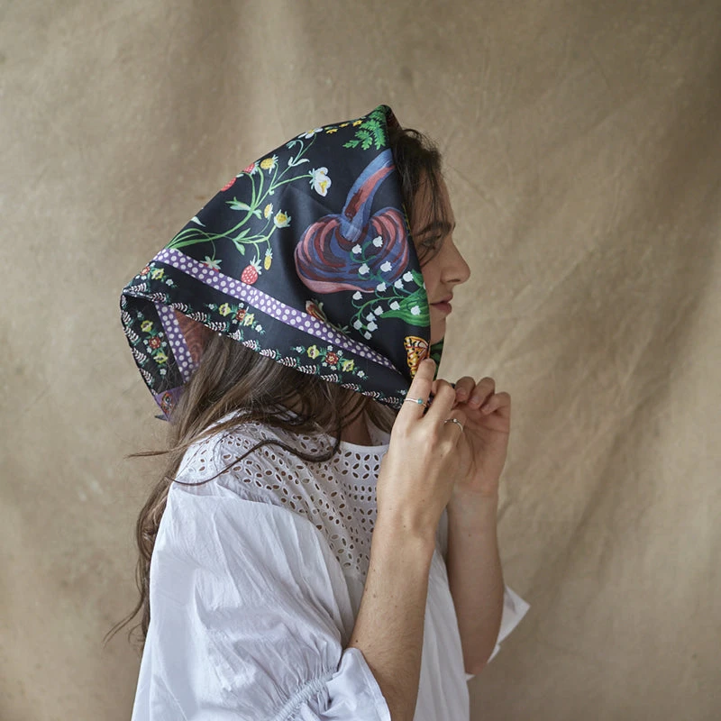 Nathalie Lété Cotton Scarf - Bambi 5 Nathalie Lété Cotton Scarf - Bambi - Image 3