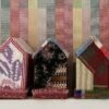 Vintage Quilt Houses - Anne Kelly -loop knitting store AKSmallHouses