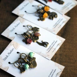 Animal Family Stitch Marker Sets -loop knitting store AnimalFamilyStitchMarkers2atLoopLondon
