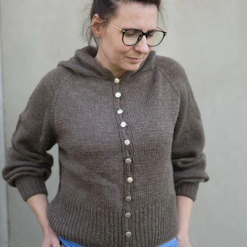 Autumn Hooded Cardigan - Ruke Knits 4 Autumn Hooded Cardigan - Ruke Knits - Image 2