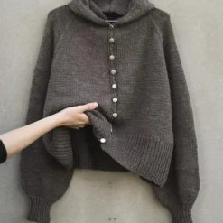 Autumn Hooded Cardigan - Ruke Knits