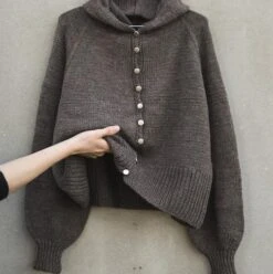Autumn Hooded Cardigan - Ruke Knits