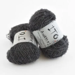 ITO Awayuki Bouclé 23 ITO Awayuki Bouclé -loop knitting store Awayuki 461 Charcoal at Loop London