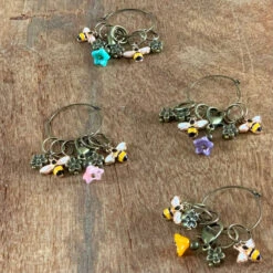 Bee And Bloom Stitch Markers