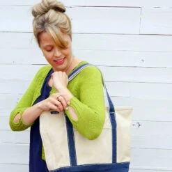 Bentley Cardigan - Olive Knits -loop knitting store BentleyCardiganatLoopLondon5