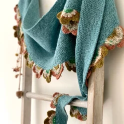 Loop - Florence Shawl Pattern -loop knitting store BlueMoonFlorenceShawlatLoopLondon3