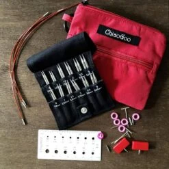 Chiaogoo Twist Shorties Red Lace Interchangeable (Mini Red Bag)