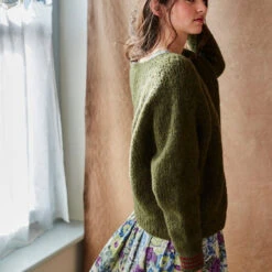 Loop - Cloud Cardigan Pattern -loop knitting store CloudCardiganoliveatLoopLondon2 21c418a5 656f 4ccc 9299 e2c25fe317bd