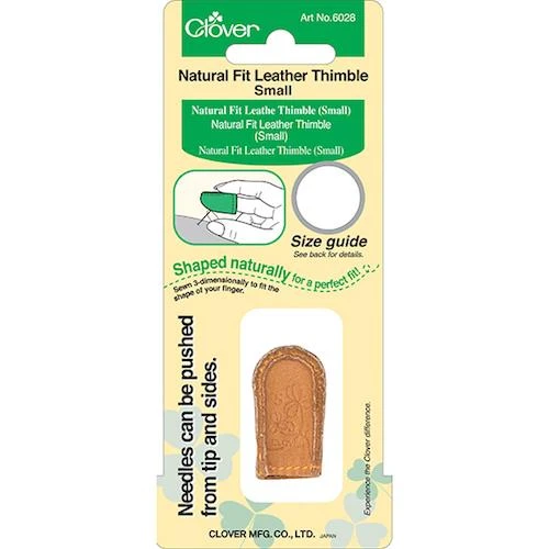 Clover Natural Fit Leather Thimble 7 Clover Natural Fit Leather Thimble - Image 5