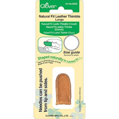 Clover Natural Fit Leather Thimble 5 Clover Natural Fit Leather Thimble - Image 3