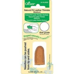Clover Natural Fit Leather Thimble 10 Clover Natural Fit Leather Thimble -loop knitting store Clover 20Natural 20Fit 20Leather 20Thimble 20at 20Loop 20London 203 1616589858