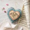 Corinne Lapierre - Felt Embroidered Heart Kit -loop knitting store Corinne Lapierre Felt Embroidered Heart Craft Kit