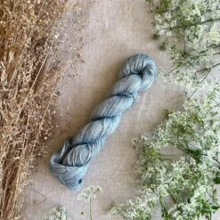 Elliott & May -Natural Bamboo And Linen -loop knitting store Cornflower Elliott May at Loop London