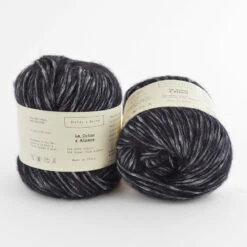 Biches & Bûches - Le Coton & Alpaca -loop knitting store Coton AlpacaDarkBlueBlackatLoopLondon