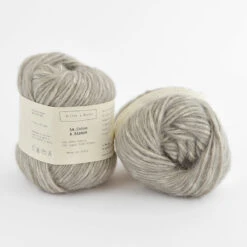 Biches & Bûches - Le Coton & Alpaca -loop knitting store Coton AlpacaSoftGreyBeigeatLoopLondon