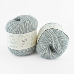 Biches & Bûches - Le Coton & Alpaca -loop knitting store Coton Alpaca Light Grey at Loop London