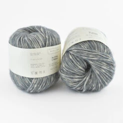 Biches & Bûches - Le Coton & Alpaca -loop knitting store Coton Alpaca Medium Grey at Loop London