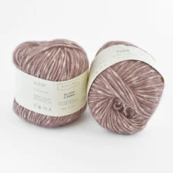 Biches & Bûches - Le Coton & Alpaca -loop knitting store Coton Alpaca Rose Grey at Loop London