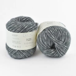 Biches & Bûches - Le Coton & Alpaca -loop knitting store Coton Alpaca Soft Dark Grey at Loop London