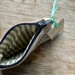 Embroidered Haberdashery Pouch -loop knitting store EmbroideredSheepPouchatLoopLondon