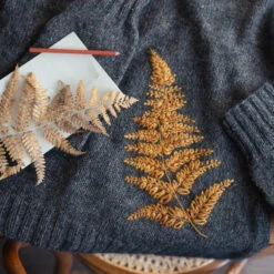 Embroidery On Knits - Judit Gummlich -loop knitting store EmbroideryOnKnits Fern