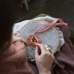 Embroidery On Knits - Judit Gummlich -loop knitting store EmbroideryOnKnits Silkembroidery 1