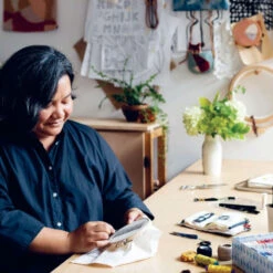 Embroidery - A Modern Guide To Botanical Embroidery By Arounna Khounnoraj -loop knitting store EmbroideryatLoopLondon2