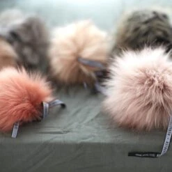 Faux Fur Pom Poms