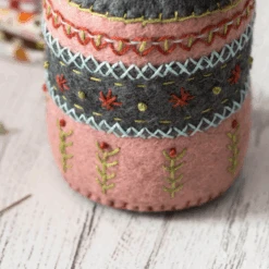 Corinne Lapierre - Felt Pincushion Kit -loop knitting store FeltPincushionKitatLoopLondon