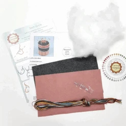 Corinne Lapierre - Felt Pincushion Kit -loop knitting store FeltPincushionKitatLoopLondon3