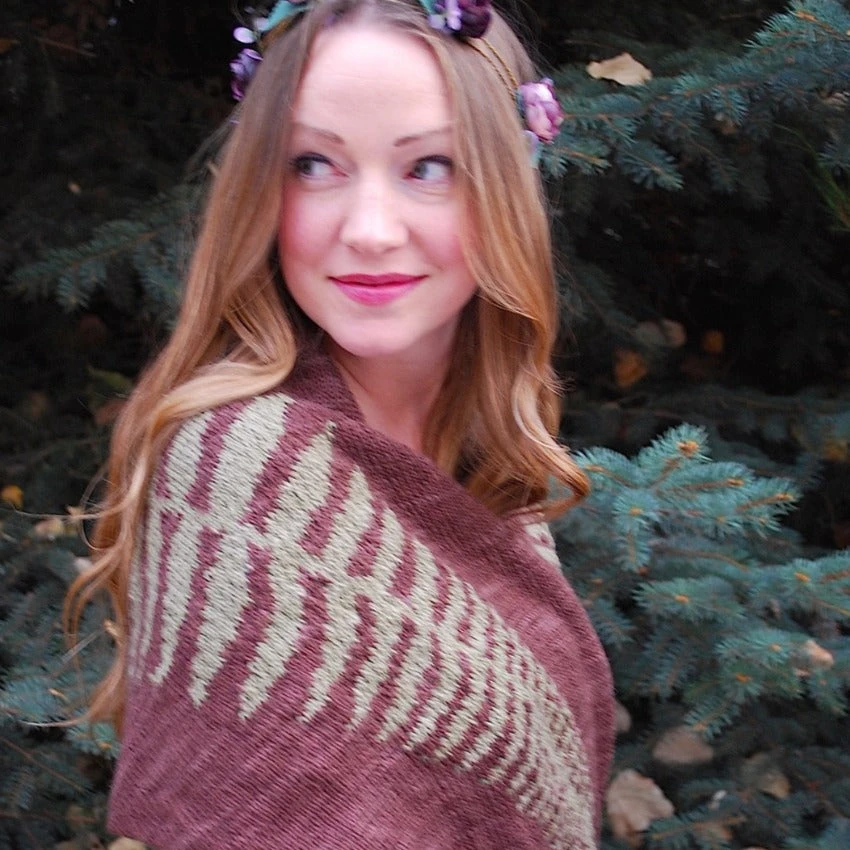 Tiny Owl - Fern Shawl 4 Tiny Owl - Fern Shawl - Image 2