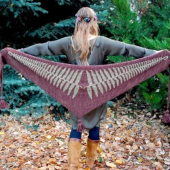 Tiny Owl - Fern Shawl 11 Tiny Owl - Fern Shawl -loop knitting store FernShawlatLoopLondon2