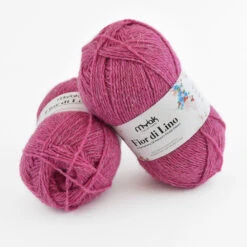 MYak Fior Di Lino -loop knitting store Fior di Lino Pink Cosmos at Loop London