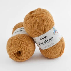 MYak Fior Di Lino -loop knitting store Fior di Lino Tumeric at Loop London