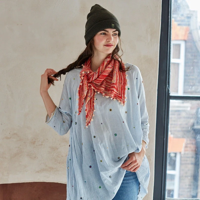 Loop Fizz - Wizz Tiny Tassels Shawlette Kit 8 Loop Fizz - Wizz Tiny Tassels Shawlette Kit - Image 6