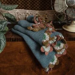 Loop - Florence Shawl Kit 30 Loop - Florence Shawl Kit -loop knitting store FlorenceinBlueShawlatLoopLondon