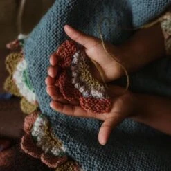 Florence Shawl Class With Florence Spurling 13 Florence Shawl Class With Florence Spurling -loop knitting store FlorenceinBlueShawlatLoopLondon11 1639654983