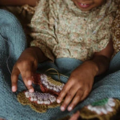 Loop - Florence Shawl Kit 29 Loop - Florence Shawl Kit -loop knitting store FlorenceinBlueShawlatLoopLondon3