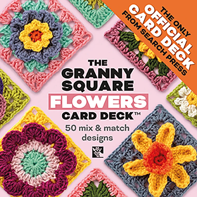 Granny Square Flower Card Deck 3 Granny Square Flower Card Deck