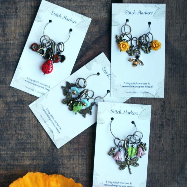 Garden Visitors Stitch Marker Sets 9 Garden Visitors Stitch Marker Sets - Image 7
