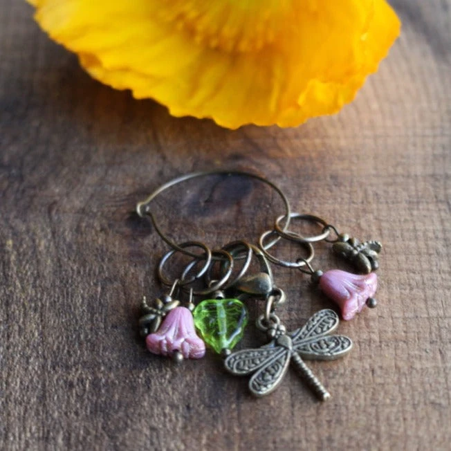 Garden Visitors Stitch Marker Sets 6 Garden Visitors Stitch Marker Sets - Image 4