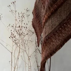 Loop - Mehlsen Geranium Scarf Kit -loop knitting store GeraniumScarfKitatLoopLondon2