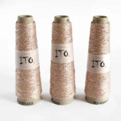 ITO Kin Gin -loop knitting store Gin Pink Gold W at Loop London