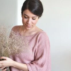 Mandarine's - Ginko Pullover -loop knitting store Gingko 20at 20Loop 20London 204 1583932512