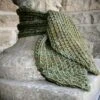 Grace Akhrem Designs - Green Leaf Ascot -loop knitting store Green 20leaf 20ascot 20Loop 20London 1520254924