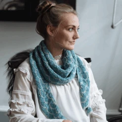 Gudena Shawl- Trine Bertelsen -loop knitting store Gudena 20Shawl 20at 20Loop 20London 201 1577962409