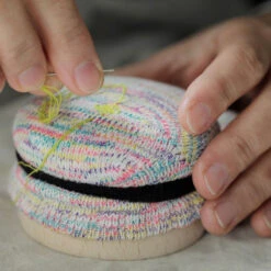 Hikaru Noguchi Handmade Darning Jellyfish -loop knitting store HikaruNoguchiDArningJellyfishatLoopLondon