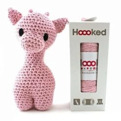 Hoooked Giraffe Kit - Ziggy -loop knitting store Hoooked 20Giraffe 20ziggy 20Loop 20London 20pink 1519383184