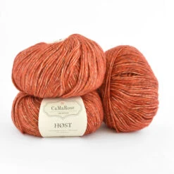 Camarose Host (Harvest) -loop knitting store Host Braendt Orange 8220 at Loop London