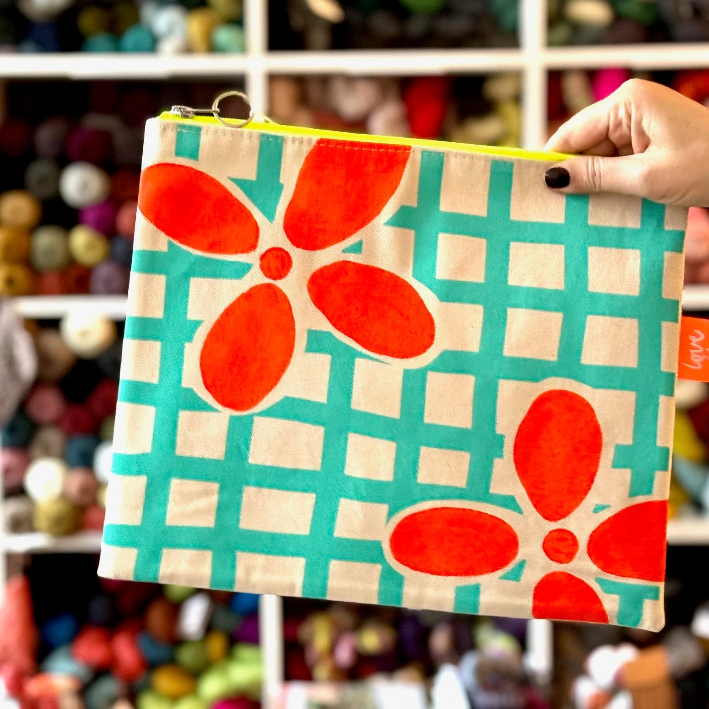 Love It - Haberdashery POP Grid Project Bag -Large 4 Love It - Haberdashery POP Grid Project Bag -Large - Image 2